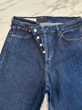 Gap Cheeky Straight High Rise Jeans Size 32 Tall